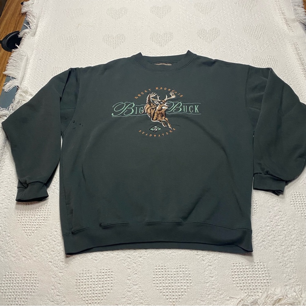 Headwaters Embroidered Crewneck (L)